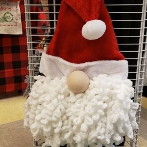 Handmade Santa Wreath with Ultra Soft Beard